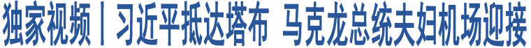 獨家視頻丨習(xí)近平抵達(dá)塔布 馬克龍總統(tǒng)夫婦機(jī)場迎接